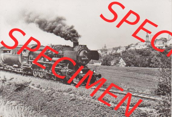 DDR Dampflokomotive aus Deutschland 1980, Baureihe 52.80, Nahgüterzug 100DPI (3) Sammlung