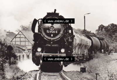DDR Dampflokomotive aus Deutschland 1980, Baureihe 52.80, Nahgüterzug 100DPI (1) Sammlung