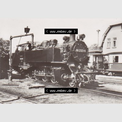 DDR Dampflokomotive aus Deutschland 1975, Bäderbahn Bad Doberan - Ostseebad Kühlungsborn, bei Wassereinahme (1) Sammlung