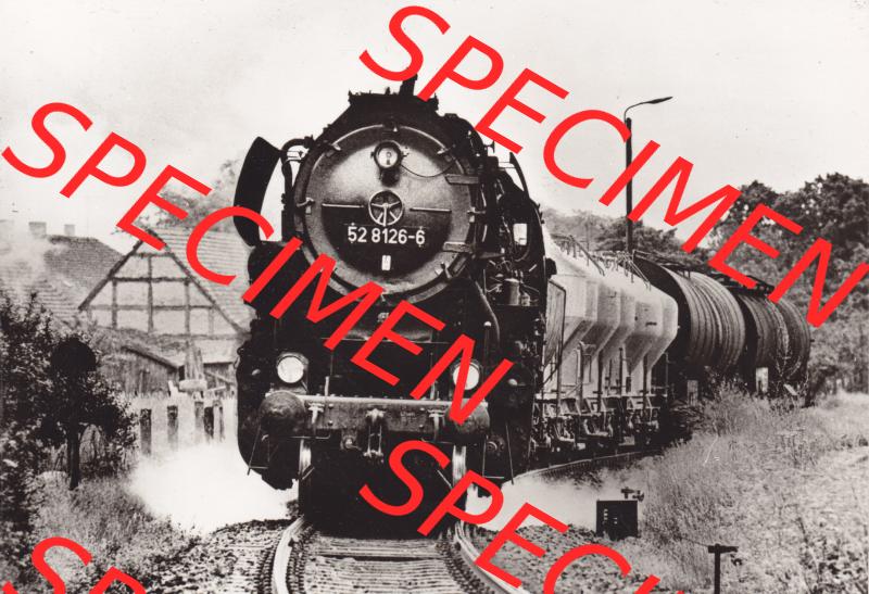 DDR Dampflokomotive aus Deutschland 1980, Baureihe 52.80, Nahgüterzug 600DPI (1) Sammlung