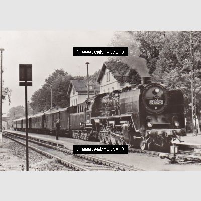 DDR Dampflokomotive aus Deutschland 1980, Baureihe 50, Sonderzug in Lommatzsch (1) Sammlung