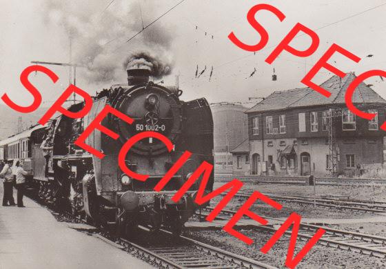 DDR Dampflokomotive aus Deutschland 1981, Baureihe 50, Sonderzug im Hauptbahnhof Leipzig (1) Sammlung