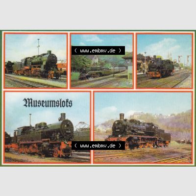 DDR Dampflokomotive aus Deutschland Museumsloks (1) Sammlung