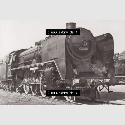 Dampflokomotive aus Deutschland 1930, Deutsches Reich, Baureihe 03, 100DPI (1) Sammlung