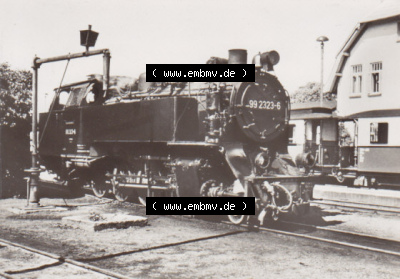 DDR Dampflokomotive aus Deutschland 1975, Bäderbahn Bad Doberan - Ostseebad Kühlungsborn, bei Wassereinahme (1) Sammlung