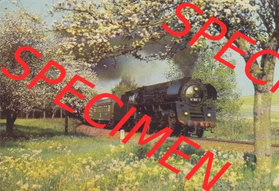 DDR Dampflokomotive aus Deutschland DDR Planet Verlag Berlin, Schnellzuglokomotive Eilzug E 805 100DPI (1) Sammlung