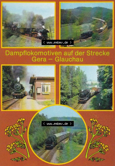 DDR Dampflokomotive aus Deutschland auf Strecke Gera - Glauchau (1) Sammlung