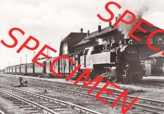 DDR Dampflokomotive aus Deutschland 1975, Bäderbahn Bad Doberan, Personenzug Ostseebad Kühlungsborn (1) Sammlung