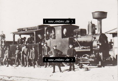 Dampflokomotive aus Deutschland 1909, Bäderbahn Bad Doberan, Trambahn-Lok 100DPI (1) Sammlung