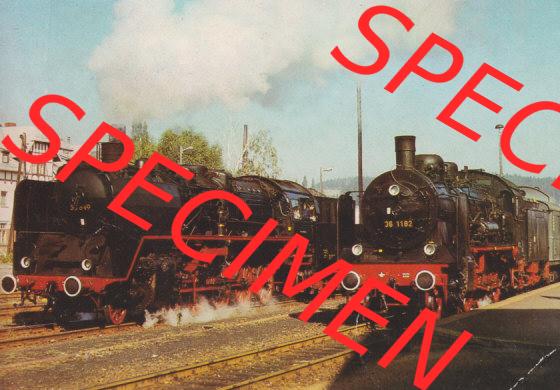 DDR Dampflokomotive aus Deutschland Traditionslokomotive 50 849 und 38 1182 (1) Sammlung