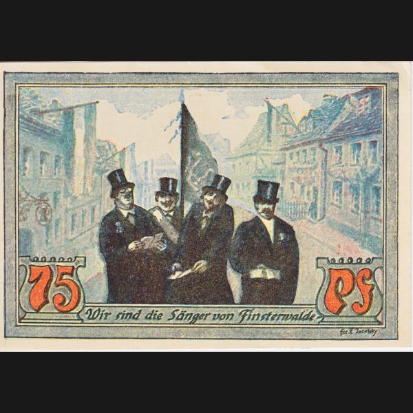 Finsterwalde, Stadt Notgeld, Notgeldschein 1921, 75 Pfennig (1).jpg Quadratbild