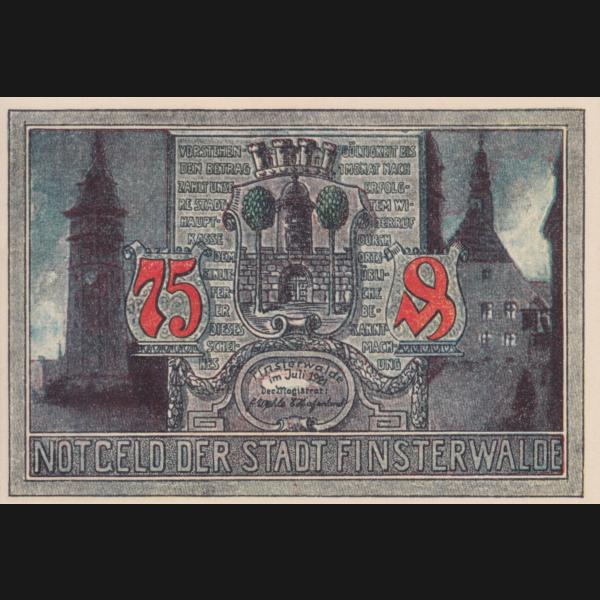 Finsterwalde, Stadt Notgeld, Notgeldschein 1921, 75 Pfennig (2).jpg Quadratbild