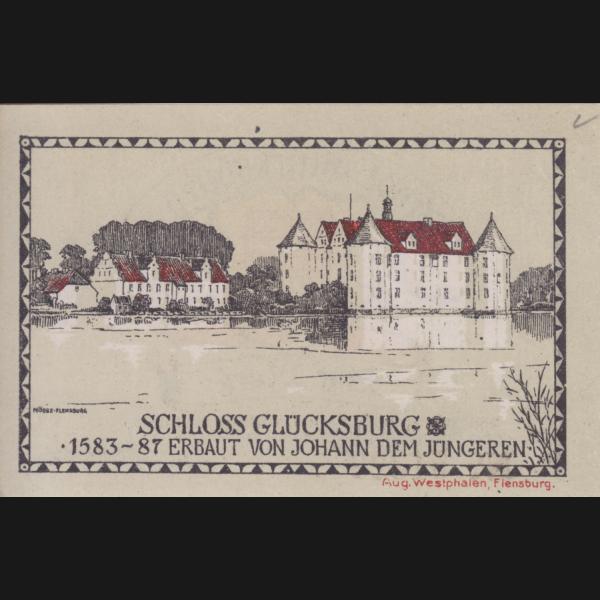 Glücksburg, Stadt Notgeld, Notgeldschein 1920, 1 Mark (2).jpg Quadratbild