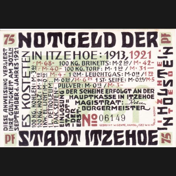 Itzehoe, Stadt Notgeld, Notgeldschein D, 1921, 75 Pfennig (2).jpg Quadratbild