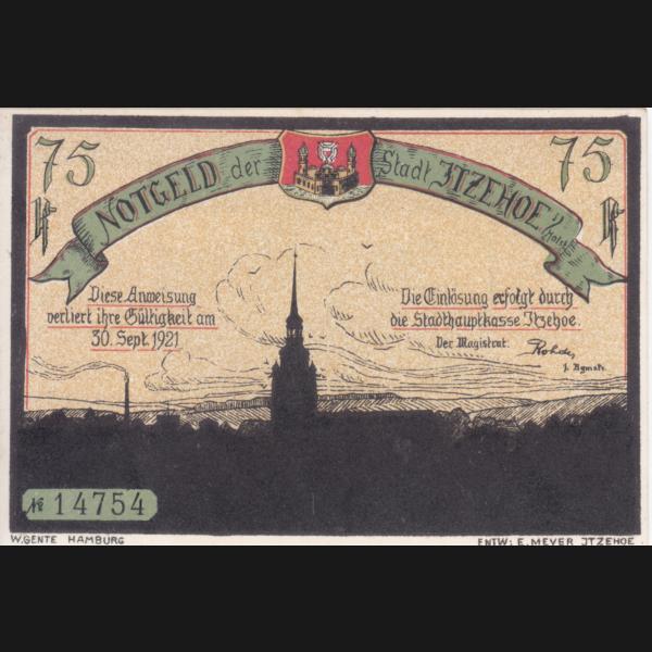 Itzehoe, Stadt Notgeld, Notgeldschein C, 1921, 75 Pfennig (2).jpg Quadratbild