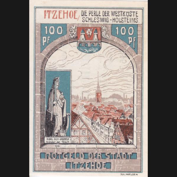 Itzehoe, Stadt Notgeld, Notgeldschein B, 1918-1921, 100 Pfennig (2).jpg Quadratbild