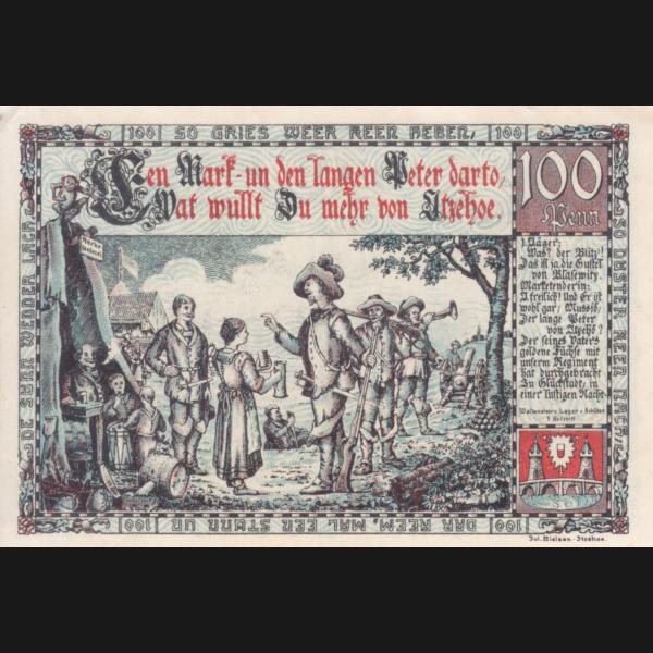 Itzehoe, Stadt Notgeld, Notgeldschein A, 1920, 1 Mark (1).jpg Quadratbild