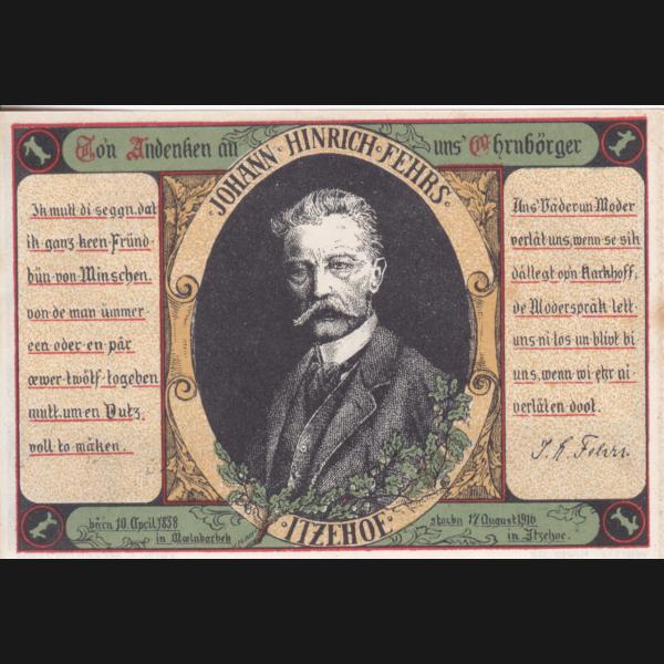 Itzehoe, Stadt Notgeld, Notgeldschein C, 1921, 100 Pfennig (1).jpg Quadratbild