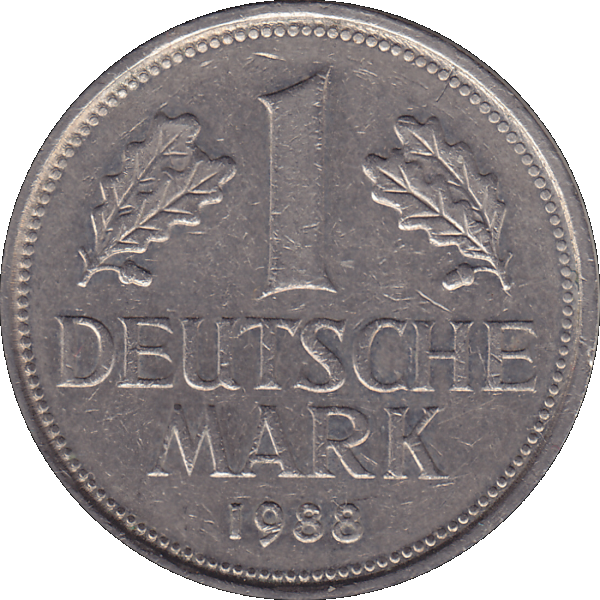 Eine 1 DM Deutsche Mark, 1988 Mzz. F für Stuttgart (8).png Quadratbild