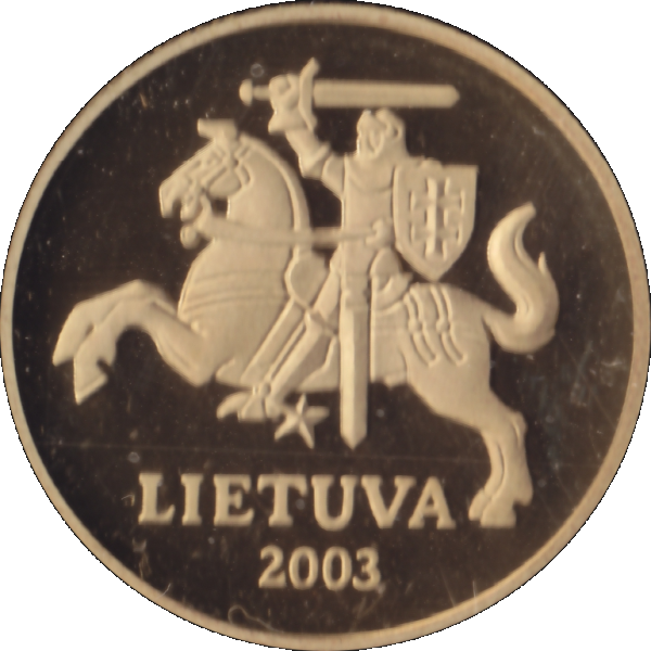 Münze aus Litauen 50 Centu 2003, aus KMS, Stempelglanz (7).png Quadratbild