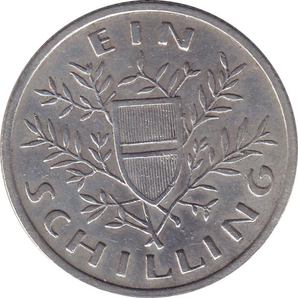 Münze aus Österreich 1 Schilling 1925 Silbermünze Parlementsgebäude in Wien, Bindenschild 6 Gramm 640er Silber (6).jpg Quadratbild
