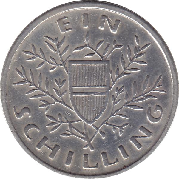Münze aus Österreich 1 Schilling 1926 Silbermünze Parlementsgebäude in Wien, Bindenschild 6 Gramm 640er Silber (6).jpg Quadratbild