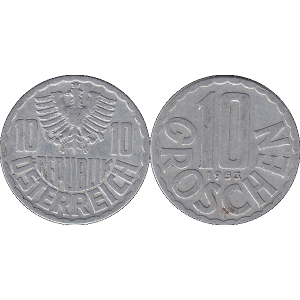 Münze aus Österreich 10 Groschen 1953 (9).png Quadratbild