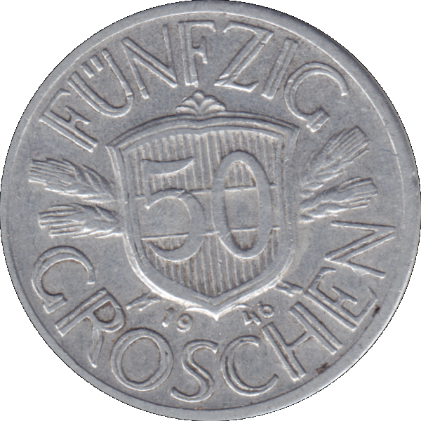Münze aus Österreich 50 Groschen 1946 (8).png Quadratbild
