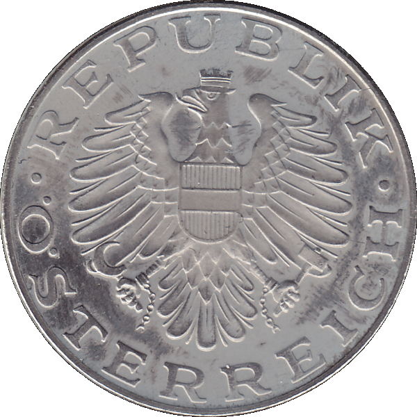 Münze aus Österreich 10 Schilling 1974, Farbe-Color Vorderseite.png Quadratbild