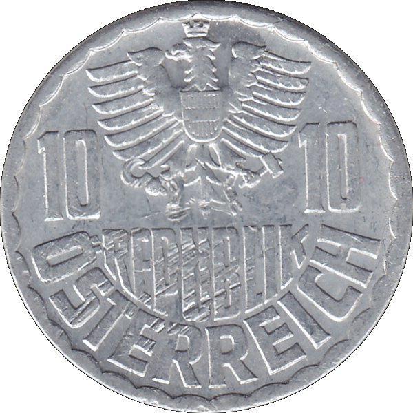 Münze aus Österreich 10 Groschen 1968 (7).png Quadratbild
