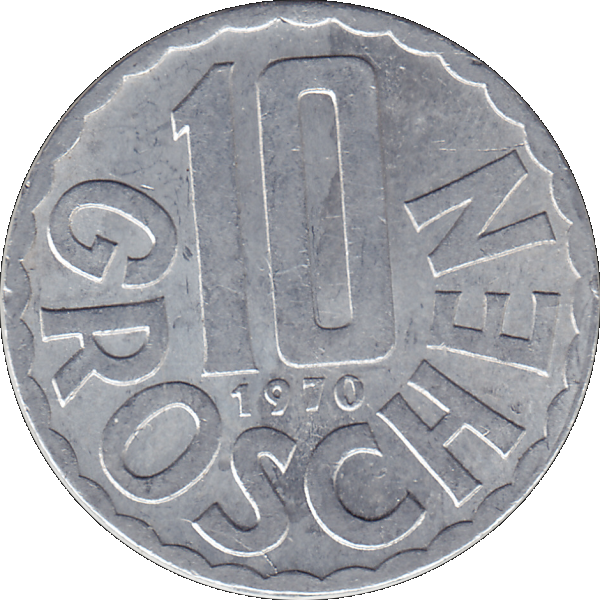 Münze aus Österreich 10 Groschen 1970 (8).png Quadratbild