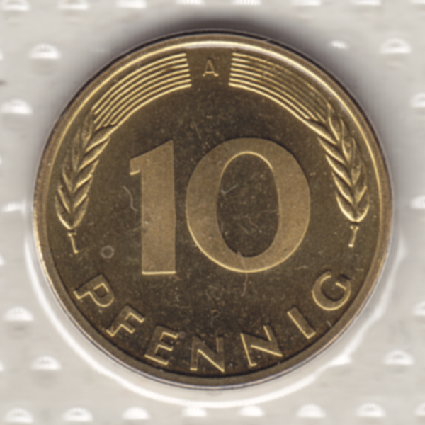 BRD-Deutschland A für Berlin 1997, 10 Deutsche Pfennige Rückseite.png Quadratbild