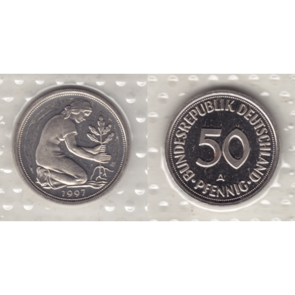 BRD-Deutschland A für Berlin 1997, 50 Deutsche Pfennige, VS+RS horizontal Farbe.png Quadratbild