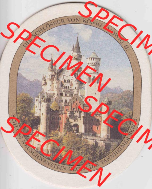 Bierdeckel Prinzregent Luitpold von Bayern Weißbier (3). Deutscher Katalog über deutsche Bierdeckel König Ludwig Schlossbrauerei Kaltenberg aus Bundesland Bayern,... Sammlung