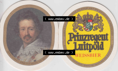 Bierdeckel Prinzregent Luitpold von Bayern Weißbier (11). Deutscher Katalog über deutsche Bierdeckel König Ludwig Schlossbrauerei... Sammlung