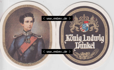 Bierdeckel König Ludwig-Dunkel-Bier Serie Kaltenberg (9). Deutscher Katalog über deutsche Bierdeckel König Ludwig Schlossbrauerei... Sammlung