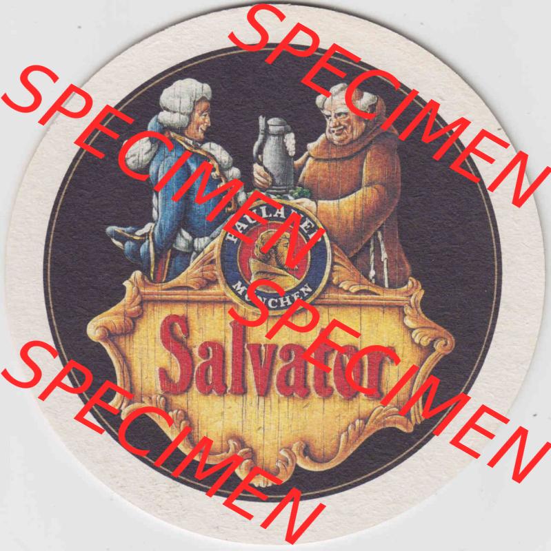 Bierdeckel Paulaner München Salvator, Historie vom Salvator (1). Deutscher Katalog über deutsche Bierdeckel Paulaner Brauerei aus Bundesland Bayern zum katalogisieren und... Sammlung
