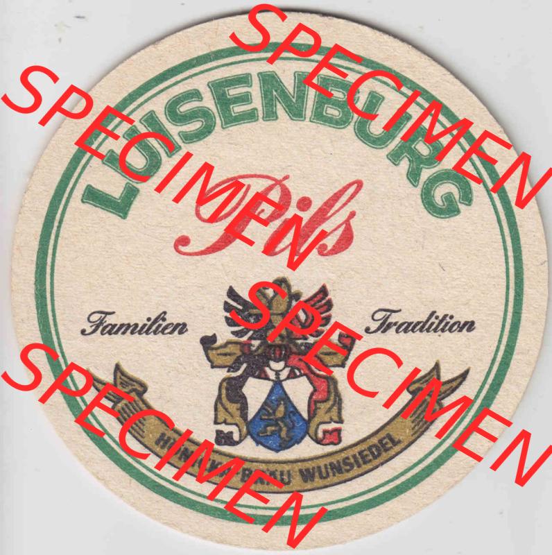 Bierdeckel Luisenburg Pils Familien Tradition, Hönicka-Bräu Wunsiedel (2). Deutscher Katalog über deutsche Bierdeckel Hönicka-Bräu Wunsiedel aus Bundesland... Sammlung