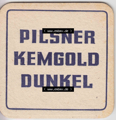 Bierdeckel Gegr, 1677, Brauhaus Kemnath, Pilsner Kemgold Dunkel (3). Deutscher Katalog über deutsche Bierdeckel Brauhaus Kemnath... Sammlung