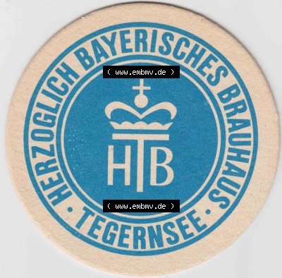 Bierdeckel Herzoglich Bayerisches Brauhaus Tegernsee, Dös beste Bier habi, was ma weit und breit findet (2). Deutscher Katalog... Sammlung