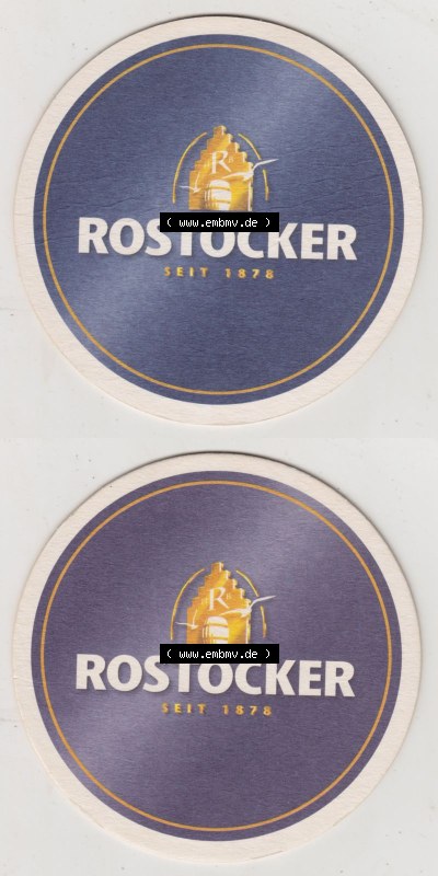 Bierdeckel Hanseatische Brauerei Rostock (3). Deutscher Katalog über deutsche Bierdeckel Hanseatische Brauerei Rostock aus Bundesland... Sammlung