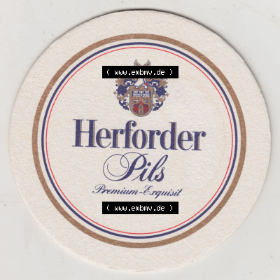 Bierdeckel 2000, Herforder Pils, Premium Exquisit, Magisches Wasserland, Landesgartenschau 2000 Aqua MagicA Bad Oeynhausen Löhne... Sammlung