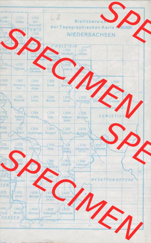 Landkarten 1945-1948, Niedersachsen, Buchholz in der Nordheide, Sowjetische Besatzungszone L2724, Niedersächsisches Landesverwaltungsamt -Landvermessung-. Topographische... Sammlung
