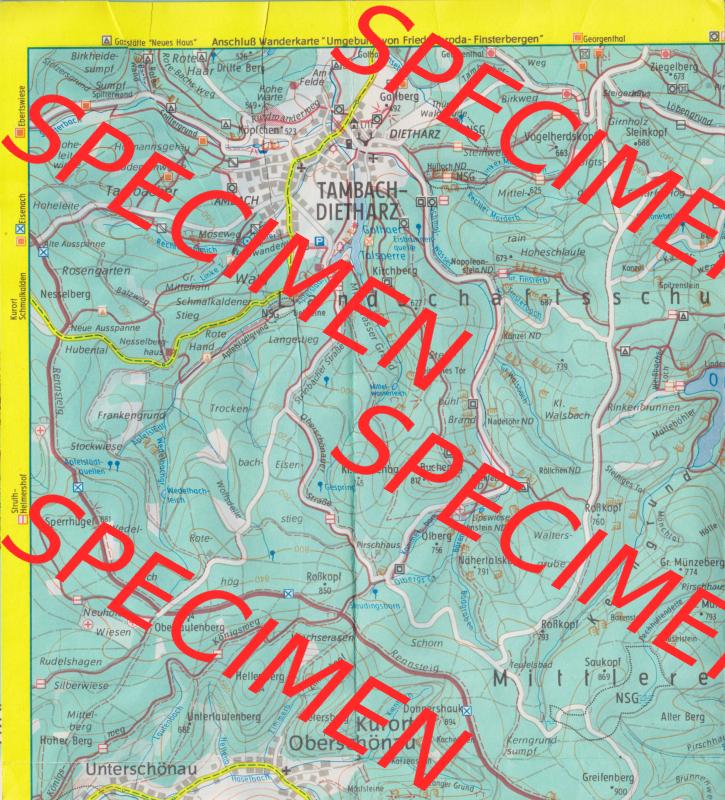Wanderkarte DDR Bezirk Suhl, Oberhof Umgebung 1983, 5. Auflage Wanderkarte Umgebung von Oberhof, Tourist Verlag, 1983, 5. Auflage Wanderkarte 595 504 6 vom Tourist... Sammlung