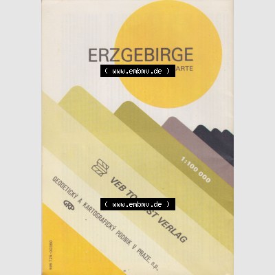 Landkarten DDR Bezirk Karl-Marx-Stadt, Kreis Annaberg Erzgebirge, Touristenkarte vom VEB Touristen Verlag aus dem Jahr 1987. Hier im DDR-Landkarten Katalog für Sammler, Topografen... Sammlung