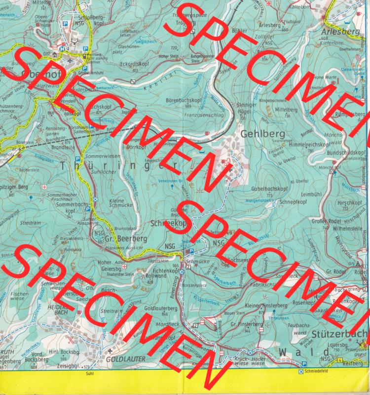 Wanderkarte DDR Bezirk Suhl, Oberhof Umgebung 1983, 5. Auflage Wanderkarte Umgebung von Oberhof, Tourist Verlag, 1983, 5. Auflage Wanderkarte 595 504 6 vom Tourist... Sammlung