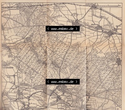 DDR Unser Kleines Wanderheft, VEB Bibliographisches Institut Leipzig, Nr. 42, Oschatz und der Wermsdorfer Wald . Eine Karten-Skizze... Sammlung
