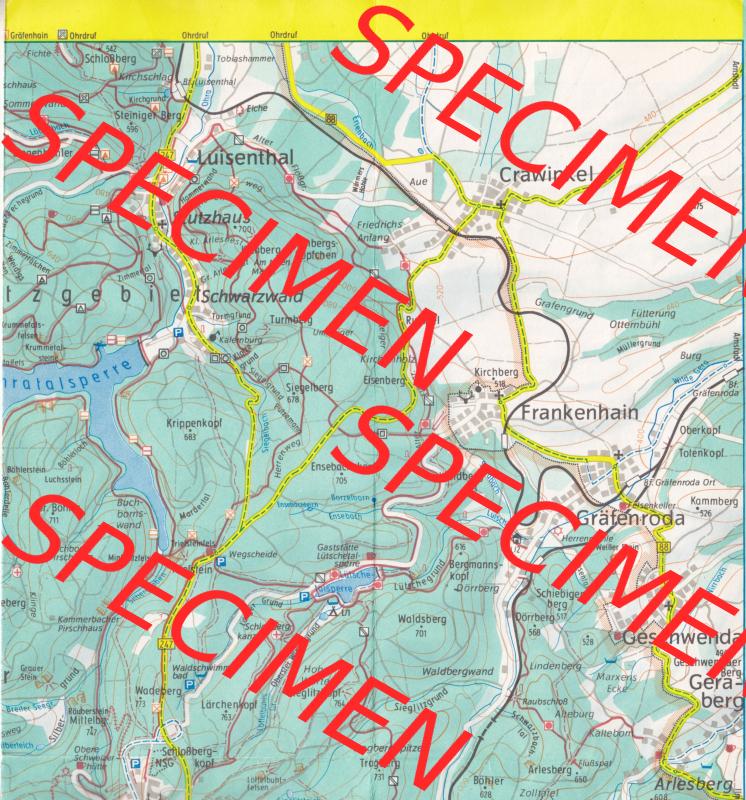 Wanderkarte DDR Bezirk Suhl, Oberhof Umgebung 1983, 5. Auflage Wanderkarte Umgebung von Oberhof, Tourist Verlag, 1983, 5. Auflage Wanderkarte 595 504 6 vom Tourist... Sammlung