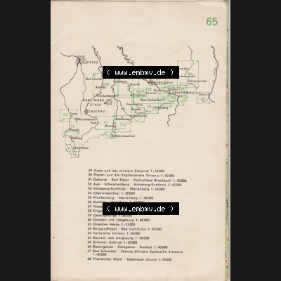 DDR Bezirk Dresden, Zittauer Gebirge 1957, Die gute Wanderkarte Karte 65, Zittauer Gebirge Übersicht aller Karten zur Karten-Reihe. Digitalisierte Wanderkarte DDR Bezirk Dresden,... Sammlung