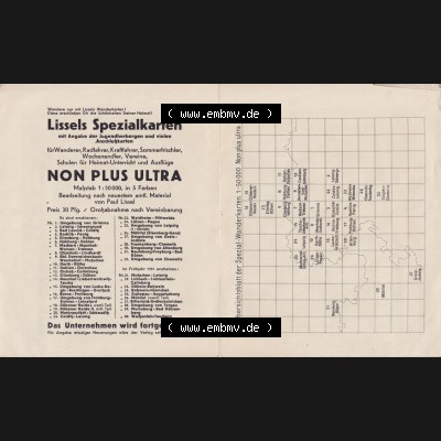 Land Thüringen, Um 1930 Umgebung von Altenburg, Lissel Spezialkarten, Non Plus Ultra. Alte Landkarten aus dem Deutschen Reich können hier im online Katalog und Datenbank... Sammlung